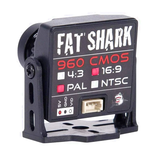 Fat Shark 900TVL 16:9 CMOS FPV Camera, PAL