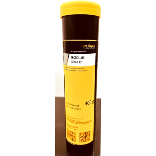 Kluber Lubrication Kluber Microlube GBU-Y 131 Plain and Rolling Bearing Grease Subject to Humidity and Water (Ski Lifts) 400g Cartridge400g Cartridge