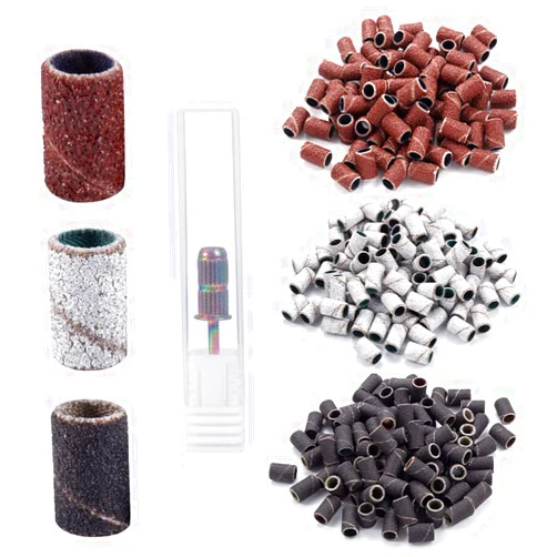 FlyItem Professional 80# 120# 180# Nail Art Drill Sanding Bands For Nail Bits Manicure Pedicure Tool Grinding Ring Electric Machine Accessory Cosmetic Makeup Tool