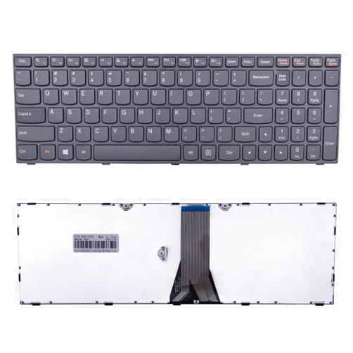 SUNMALL Laptop Keyboard Replacement with Frame Compatible with Lenovo LdeaPad Flex 2 15 B50 B50-30 B50-45 B50-70 B50-80 B51-80 G50 G50-30 G50-45 G50-70 G50-80 G50-75 Z50 US Layout
