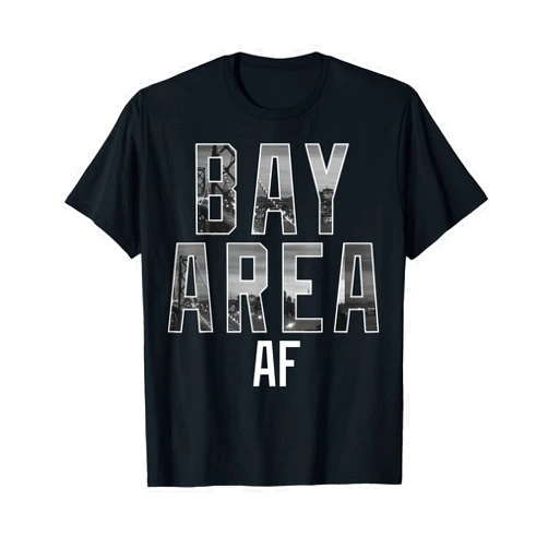 CaliDesign Bay Area T Shirt The city Tee San Francisco oakland Skyline T-Shirt