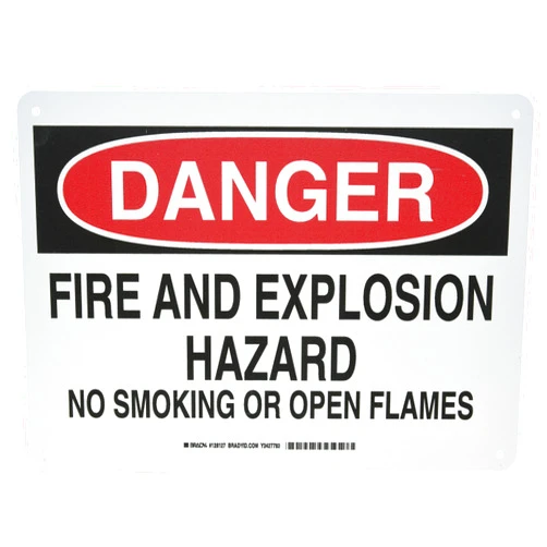 Brady 128127 No Smoking Sign, Legend 