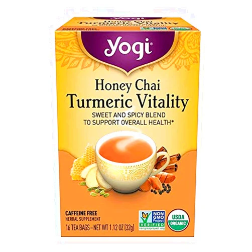 Yogi Tea, Honey Chai Turmeric Vitality, 16 ct