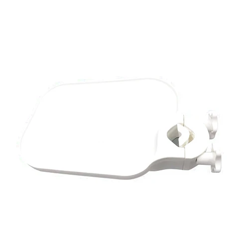 OUBO Adjustable White Pole Post Mounted Square Utility Access Shelf Tray US100 Holders Fit on Any Chair