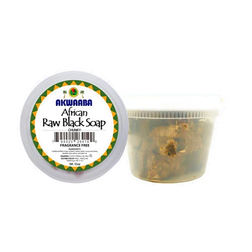 AKWAABA African Raw Black Soap10oz