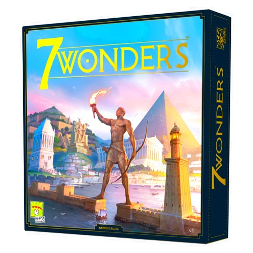 Repos Production 7 Wonders Board Game BASE GAME (New Edition) for Family | Civilization and Strategy Board Game for Adult Game Night | 3-7 Players | Ages 10+ | Made by Repos Production