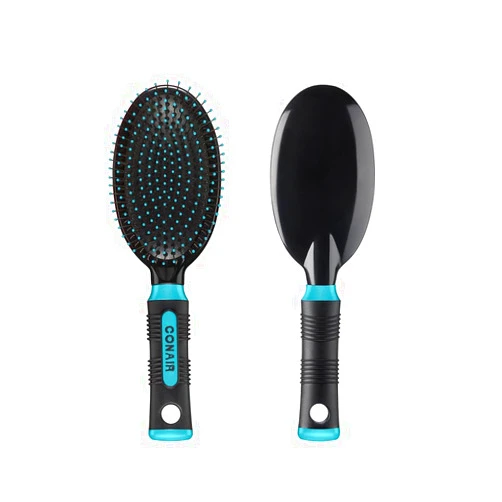 Conair Salon Results Hairbrush for Men and Women - Detangling Hair brush - Hairbrush for all hair types - Wire Bristles and Cushion Base