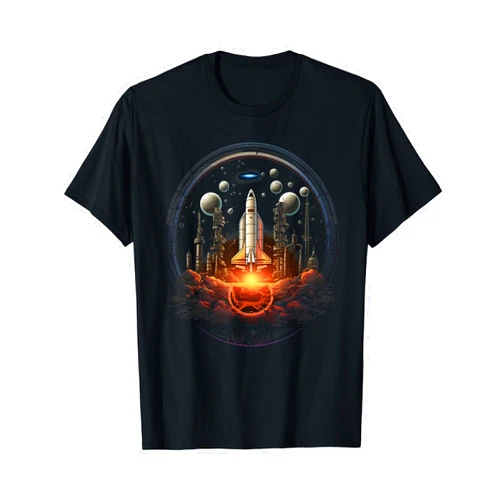 AskGriff / FreeTutorials Rocket / Shuttle / Starship / Spaceship: Sci Fi & Explorers T-Shirt