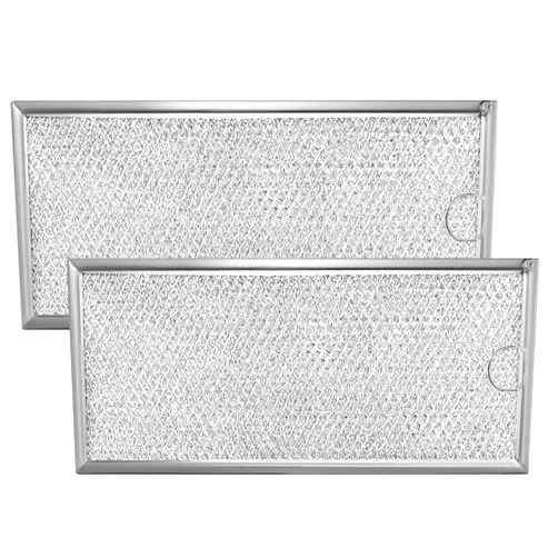 AMI PARTS 2 Pack Microwave Grease Filter Compatible with Whirlpool and GE Microwaves - WB06X10596 Microwave Oven Grease Filter Approx 13