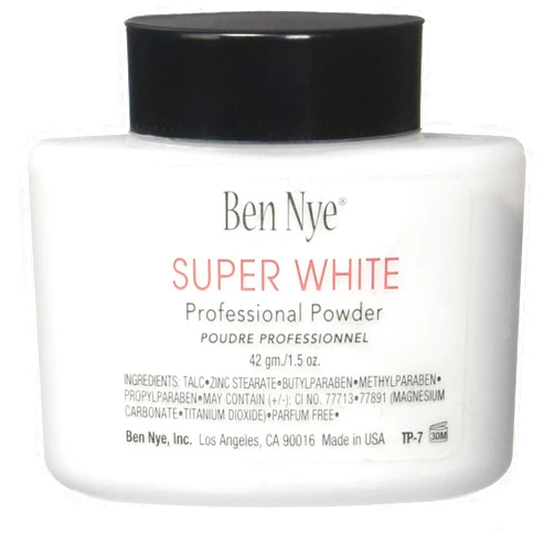 Ben Nye Classic Translucent Face Powder 1.5 oz - Super White