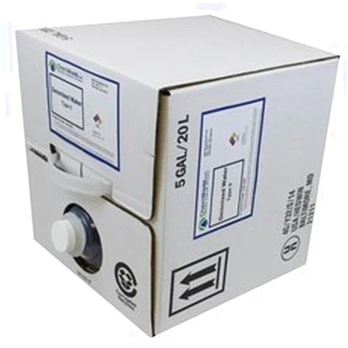 ChemWorld Type II ASTM Deionized Water Type II ASTM Deionized Water Cubitainer - (20 liters)
