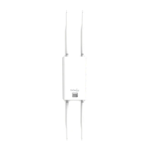EnGenius Technologies ENS620EXT Wi-Fi 5 AC1300 2x2 Dual-Band Outdoor Access Point/Range Extender/Bridge Features IP55 Rated Housing, 24V PoE Injector, MU-MIMO, Detachable SMA Antennas