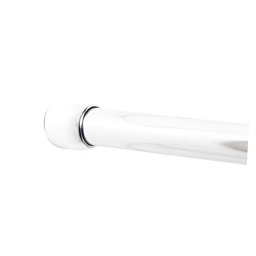 Zenna Home NeverRust Adjustable Tension Shower Curtain Rod, Rustproof and Stall-Sized, 30 to 43 Inches, Chrome