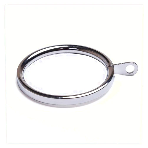 XIANGGUI 1983 Curtain Rings 1.8 Inch Chrome Plated Metal Curtain Eyelet Ring Heavy Duty Shower Curtain Ring Vintage Closed Drapery Sliding Ring (Silver) Blind Accessories (Size : Set of 20)
