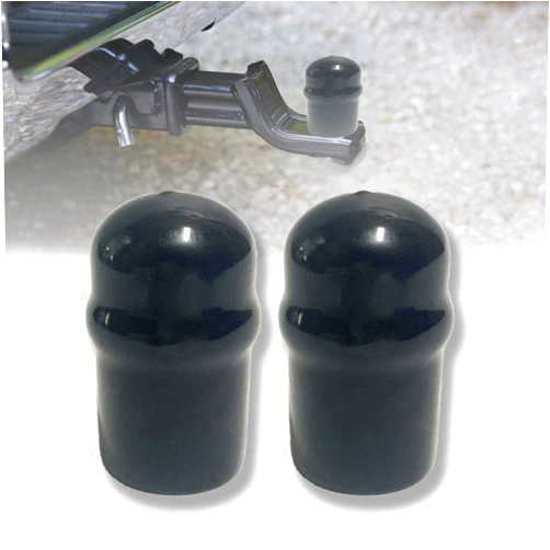 Generic RV Trailer Hitch Ball Cover, Waterproof Heavy Duty Towball Protect Cap for Trucks, Boat, Caravan (2inch Dia), Black, 2 Inch (54343)