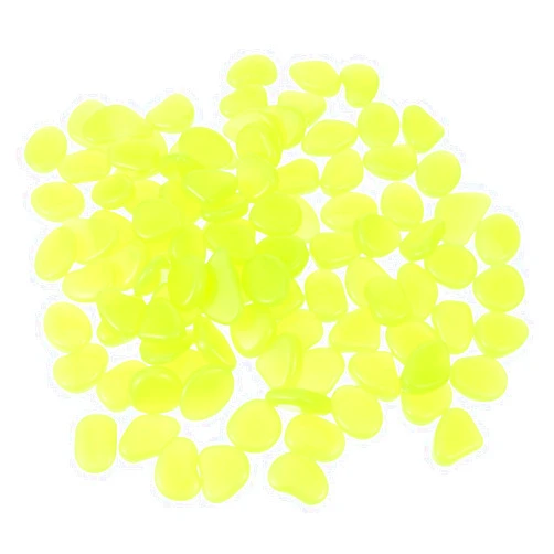 Yardwe 100pcs Pebble Luminous Stone Aquarium Stone Fish Tank Decor Fish Tank Pebbles Gravel Pebbles Stones Rocks Garden Decor Stone Fish Tank Luminous Stone Luminous Garden Rocks