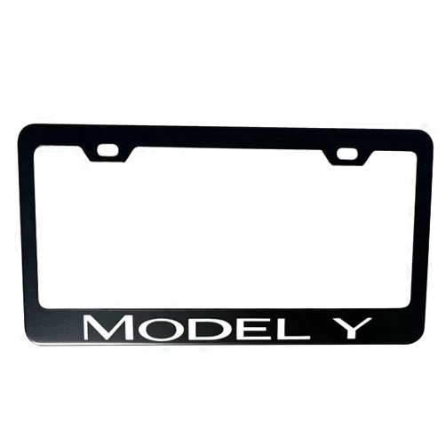 JDIRECT Black License Plate Frame for Tesla Model Y