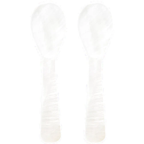 ThougrLyh Caviar Spoons 2pcs Mother of Pearl Shell Caviar Spoons