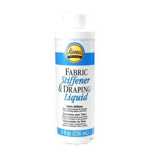 Aleene's 15588 Fabric Stiffener & Draping Liquid, 8 Ounce