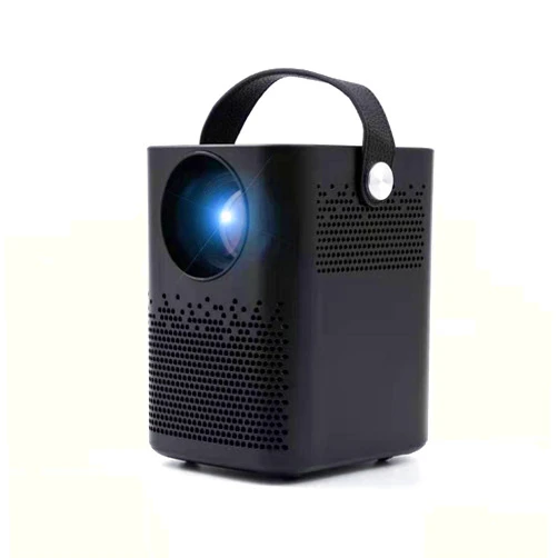 Yecho Mini Projector Home Projector with Speaker,Portable Projector with USB/HDMI, Small Movie Projector for iPhone Android Type-c and Stand Adjustable,Short Throw Projector, Home Theater Outdoor Projector