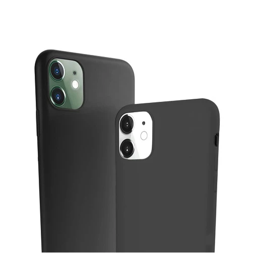 DNZPFU Designed for iPhone 11 Case, Shockproof Protective Phone Case Slim Thin Cover 6.1 inch 2019, Black