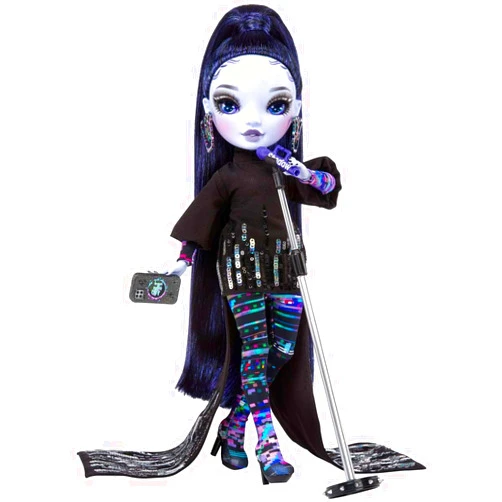 Rainbow High Shadow High Reina Glitch Crowne- Purple Fashion Doll. Fashionable Outfit & 10+ Colorful Play Accessories. Great Gift for Kids 4-12 Years Old & Collectors
