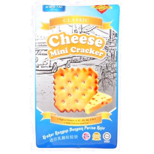 Hwa Tai Classic Cheese Mini Cracker 350g (12 Packs)