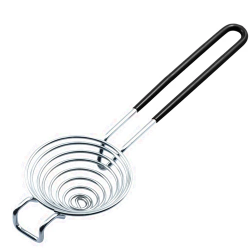 CAMKYDE Egg Separator Food Grade Stainless Steel Egg Yolk White Separation Tool (Black)