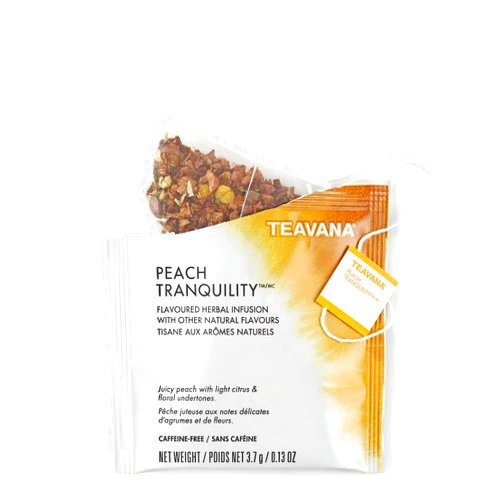 Teavana Peach Tranquility Full Leaf Tea 12 Sachets (0.13 oz / 3.7 g )