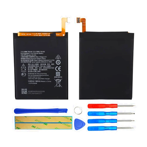 Duotipa Battery HE354 Compatible with Nokia 9 PureView TA-1082 TA-1087 with Repair Tool Kit