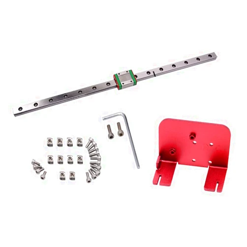 DORUNDEA Ender 3 X axis MGN12C Linear Rail Guide Kit with Fix Plate Mount Bracket for Ender3 Pro Ender 3 V2 3D Printer Upgrades (X Axis, with Linear Rail)