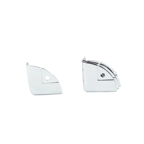 MLaval Guitar Parts 4x Durable Guitar Amp Speaker Cabinet Steel Corners Sector 35mm,Chrome