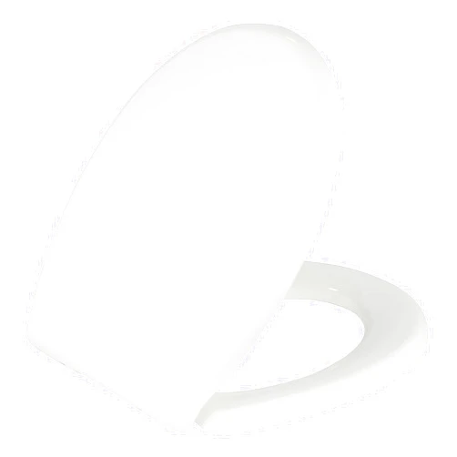 Bath Royale Soft Close Toilet Seat Round with Lid BR500-00 White, Comfortable, Durable, Sturdy, Stain-Resistant and Easy to Clean, Fits All Toilet Brands, Executive Series by Bath Royale