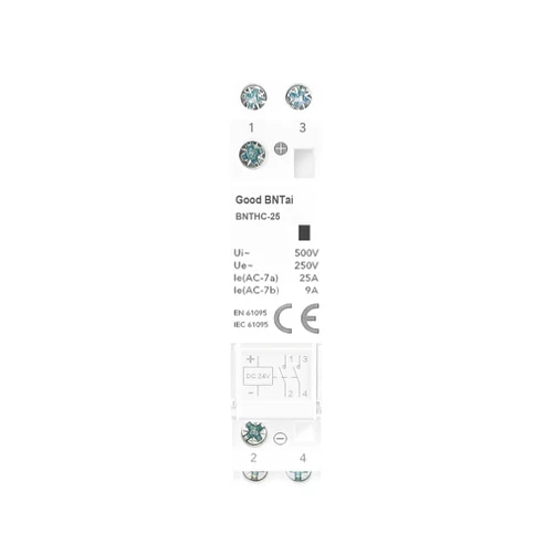 Good BNTai DC Modular Contactor 2P 2NO 25A 12V 24V DC 35 mm DIN Rail Mount (2P 25A 2NO 24VDC)
