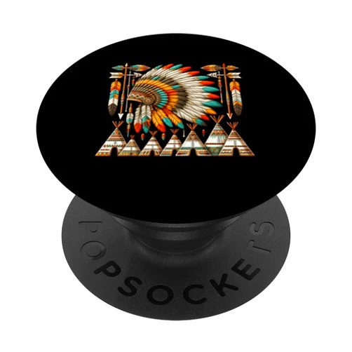 Native Indian Tribal indigenous People Day 2024 Indigenous Native American Indian Day Pride PopSockets Adhesive PopGrip