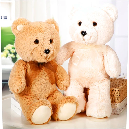 HyDren 2 Pcs 18 Inch Bears Stuffed Animal Bear Plush Animal Bears with Bows Large Size Plush Bear for Birthday Gifts for Relatives and Friend, Various, Party Decorations and More