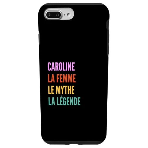 Conceptions Drôles De Noms Français Pour Caroline iPhone 7 Plus/8 Plus Funny French First Name Design - Caroline Case