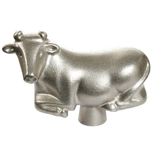 STAUB Cast Iron Animal Stainless Steel Knob, Cow