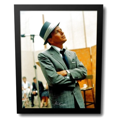 ArtDirect Frank Sinatra (Studio) 20x24 Framed Art Print