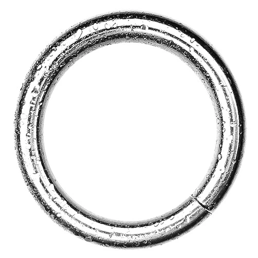 THREENEST 500PCS Stainless Steel Jump Rings, Closed Unweld Metal Round Strong Thick Craft Ring for Necklace Bracelet Keychain Chainmail Jewelry Making [1.2mm(16 Gauge) x 8mm OD]