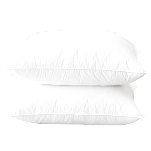 BHZ Goose Down Feather Pillows Standard Size Set of 2 Pack, Luxury Hotel Collection Bed Pillows for Sleeping Firm Soft Support for Side, Back, Stomach Sleepers, White
