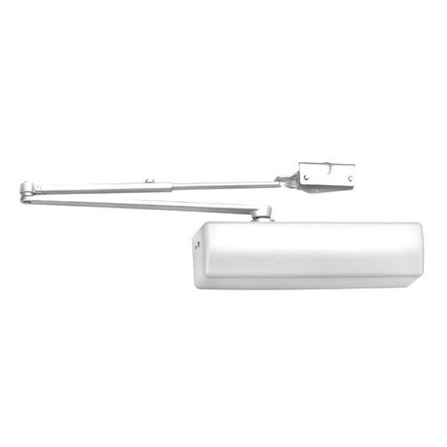 Corbin Russwin DC3000 Series Silver Aluminum Painted Cast Iron Parallel Arm Mounting Adjustable Door Closer with Sex Nuts and Bolts, 1-6 Size (Pack of 1)