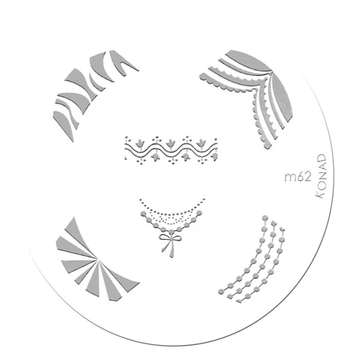 Konad Nail Art Konad Stamping Nail Art Image Plate - M62