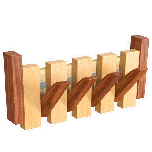 OLETNY Coat Rack Wall Mount Wood,OLETNY Coat Hooks Wall Mounted Wooden with 4 Flip-Down Hooks,Farmhouse Home Decor Living Room as Housewarming Gifts,Thank You Gifts,Birthday Gift for Women,Mother,Mom,Wife.