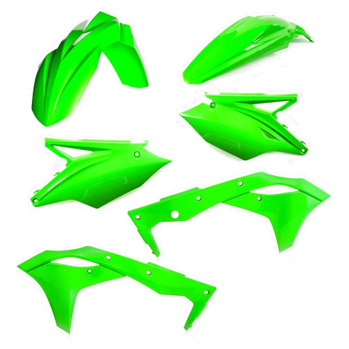 Acerbis Standard Plastic Kits For Kawasaki - Green (2630620006)