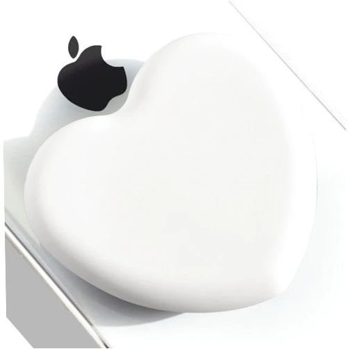 G GRIPONG GRIPONG Cute Heart Soft Silicone Cover Expandable Collapsible Mobile Phone Grip Stand Holder for Smartphone Tablet Cell Phone Accessory (White)