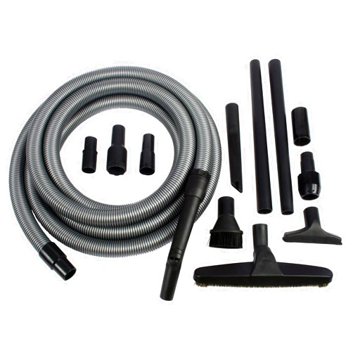 Cen-Tec Systems Upright and Canister Vacuum Extension Attachment, 20 Ft. Hose w/Complete Kit, Black