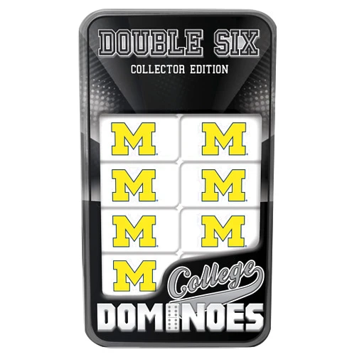 MasterPieces NCAA Collector Edition Double Six Dominoes