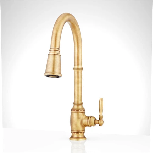 Signature Hardware 481708 Finnian 1.75 GPM Pull-Down Kitchen Faucet