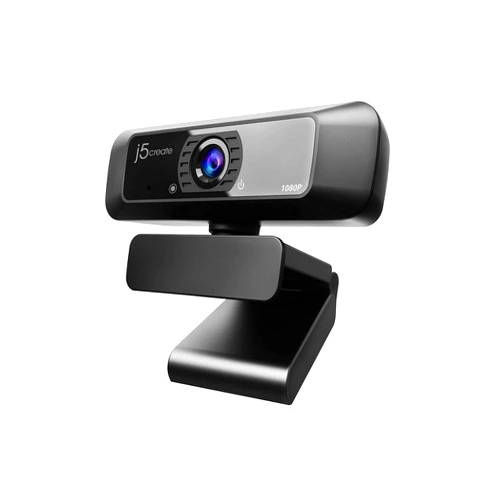 j5create USB Streaming Webcam - 1080P HD 360° Rotation, High Fidelity Microphone, Plug and Play PC or Mac for Zoom Facetime, Conferencing Calling (JVCU100-R) (Renewed)